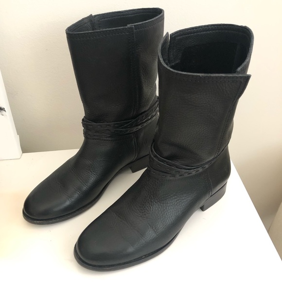 Frye Boots - Cara Pickstitch Mid Boot - Picture 2 of 7